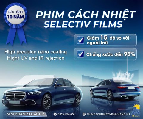 Dán phim cách nhiệt ô tô đang trở thành một xu hướng phổ biến